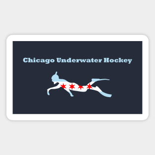 Chicago UWH Swimmer Logo Magnet
